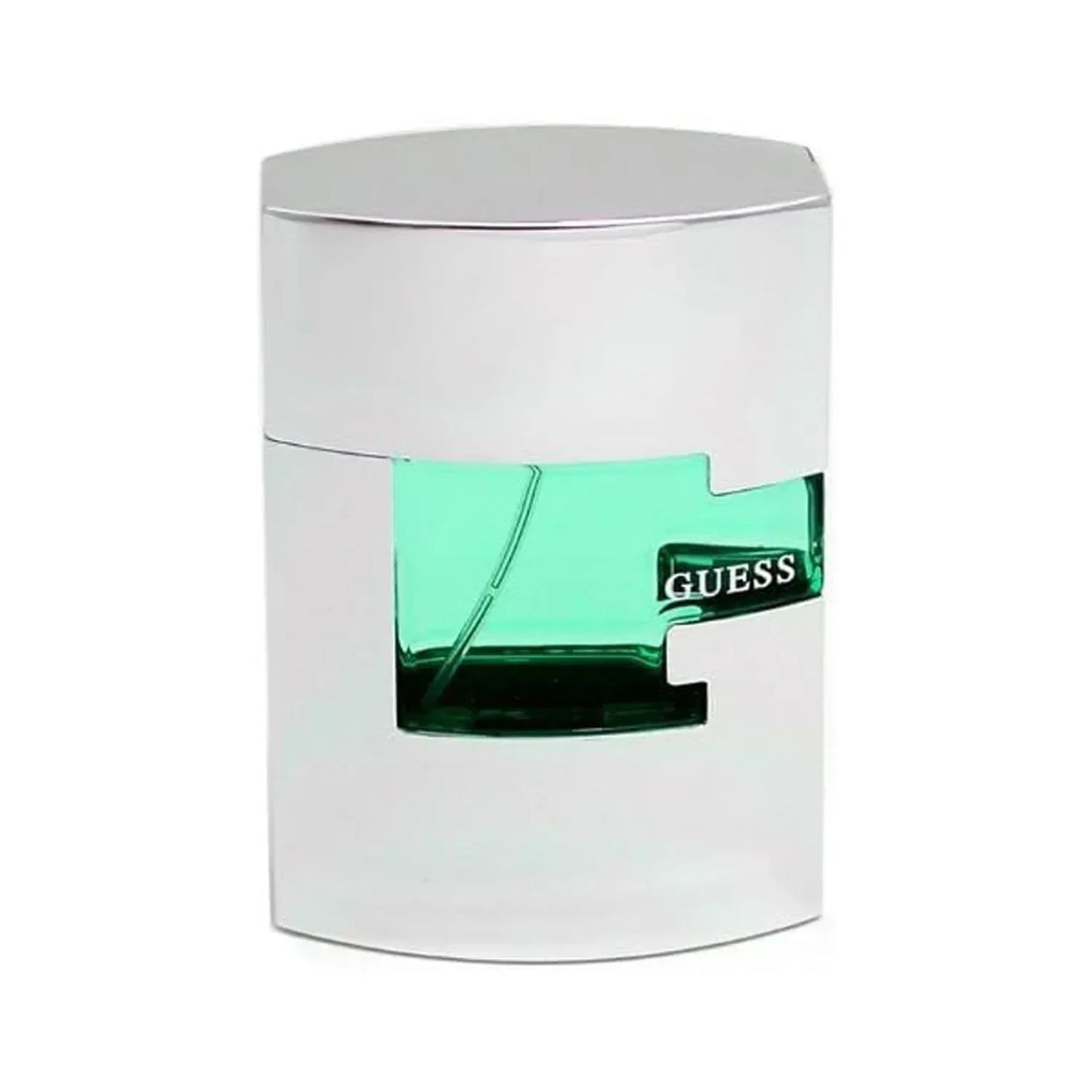 GUESS Seductive Homme Green Eau de Toilette 100ml fragrance bottle with silver cap and green liquid