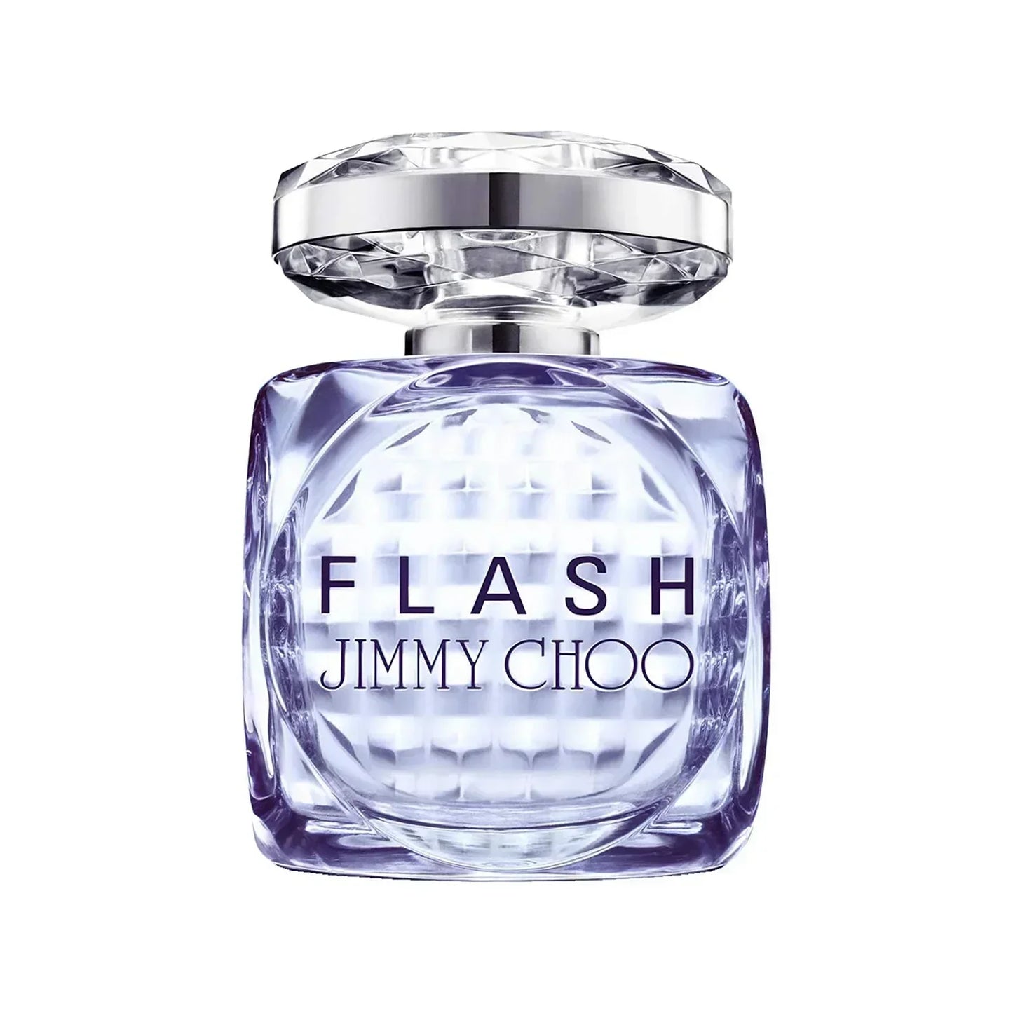 Jimmy Choo Flash Eau de Parfum fragrance bottle with faceted glass and crystal cap