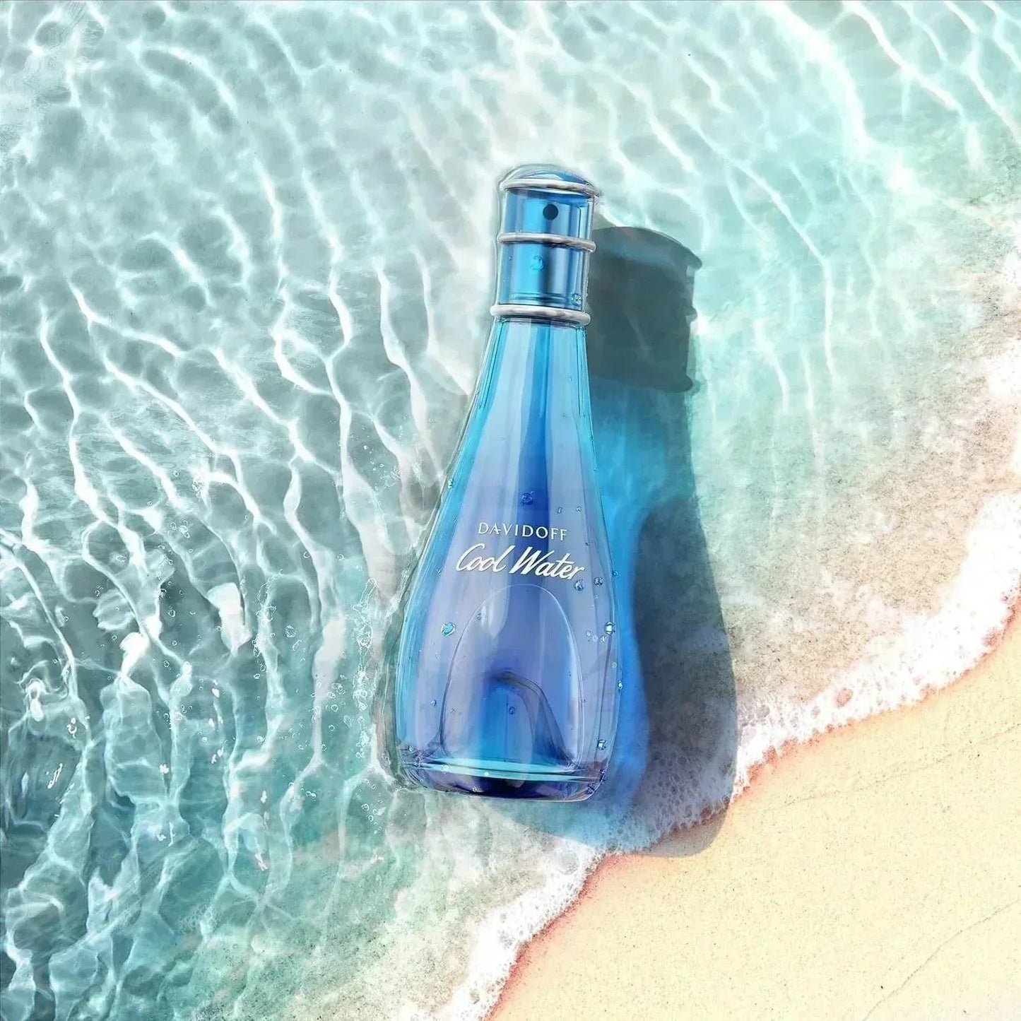 Davidoff Cool Water Woman Eau de Toilette fragrance bottle 50ml, 30ml, 100ml
