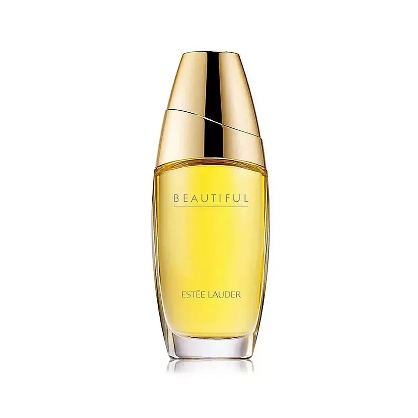 Estée Lauder Beautiful Eau de Parfum fragrance bottle with gold cap