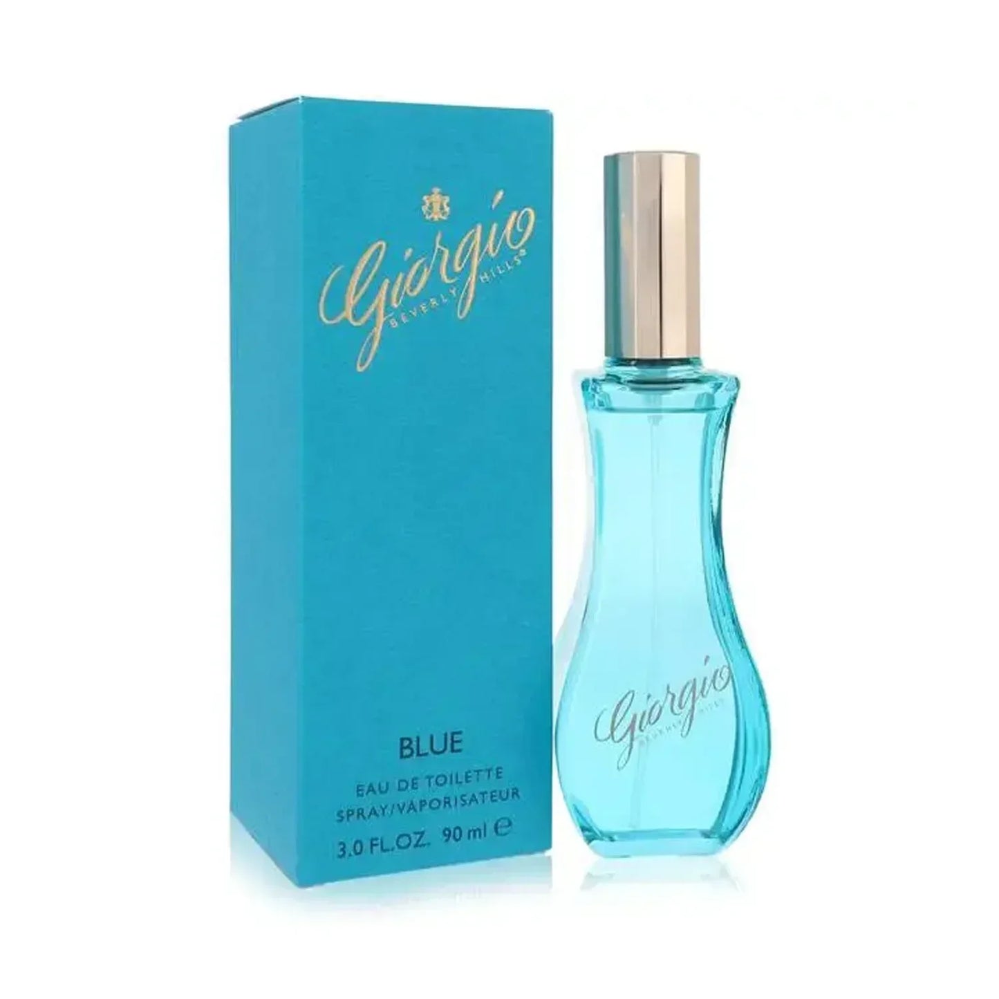 Giorgio Beverly Hills Blue Eau de Toilette 90ml bottle with retail box