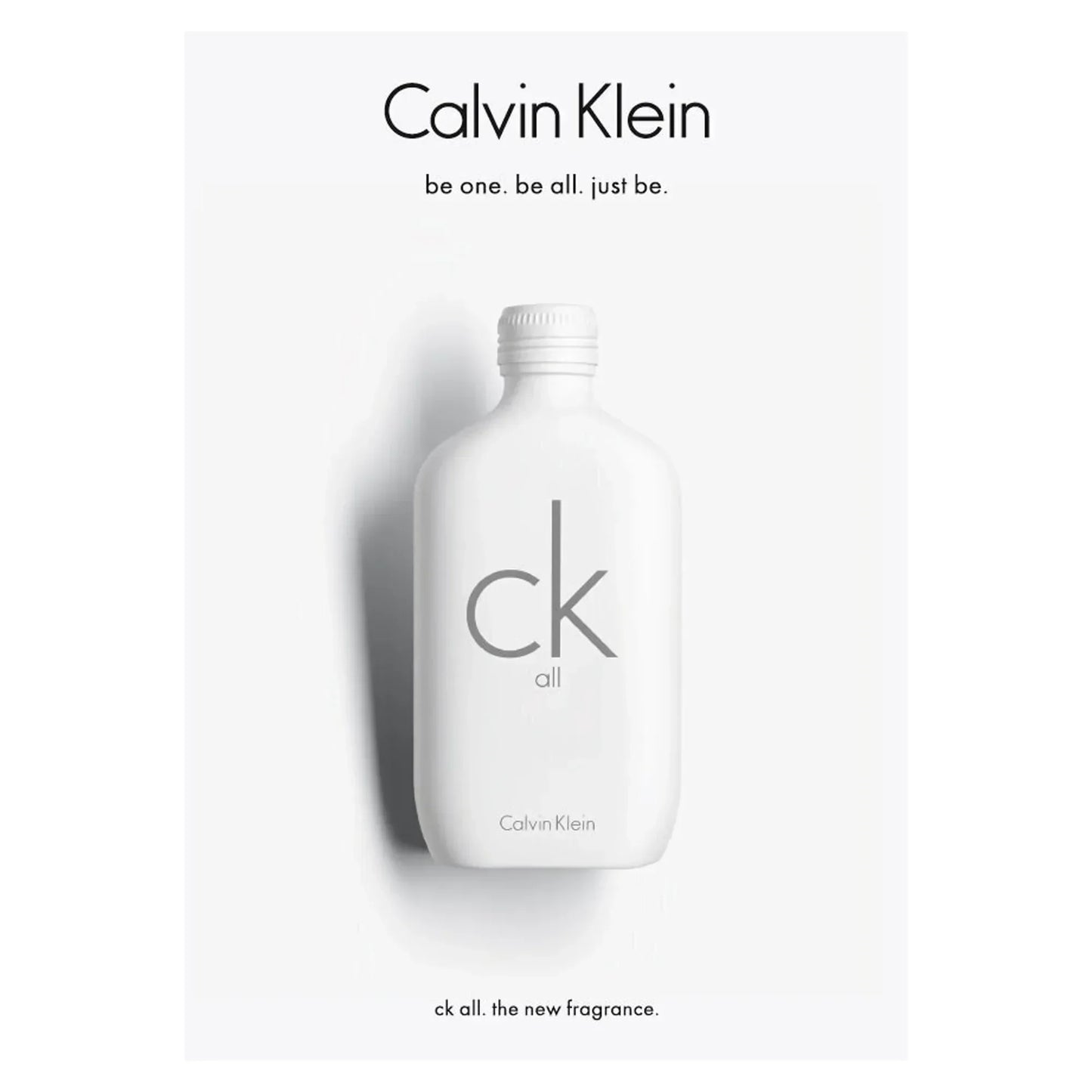 Calvin Klein CK All eau de toilette bottle