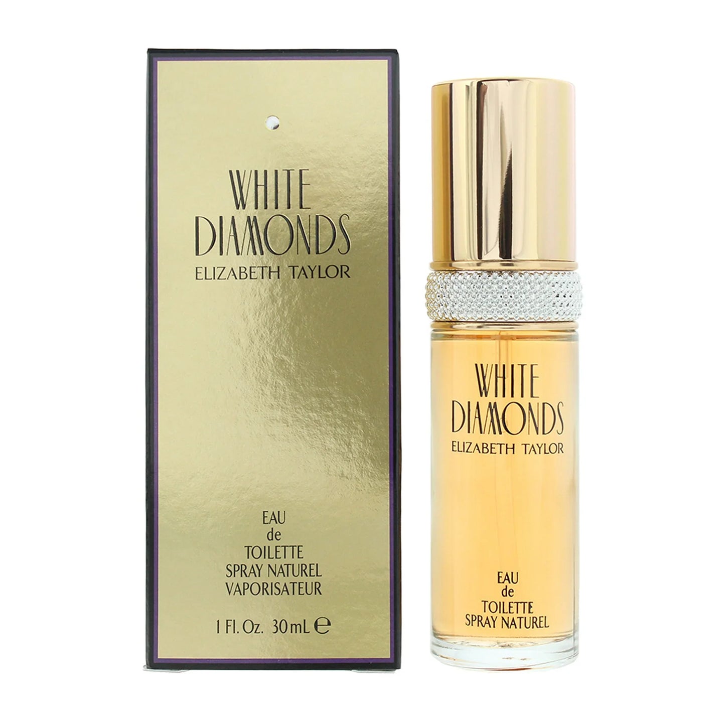 Elizabeth Taylor White Diamonds Eau de Toilette 30ml bottle with retail box