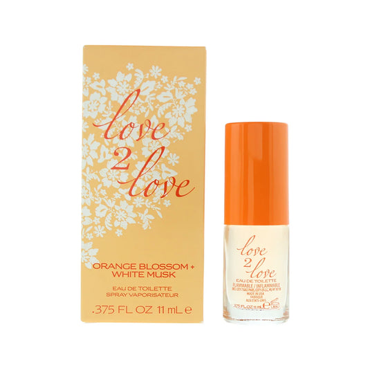 Love 2 Love Orange Blossom + White Musk Eau de Toilette 11ml-Perfumoi