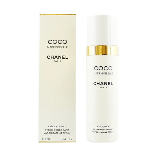 Chanel Coco Mademoiselle fresh deodorant spray 100 ml bottle with retail box