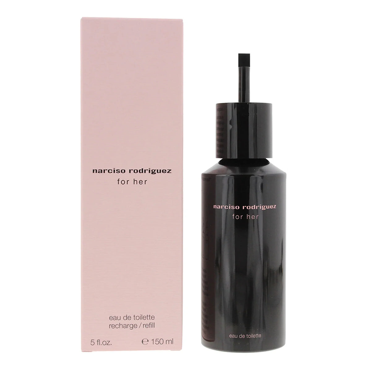 Narciso Rodriguez For Her Refill Eau de Toilette 150ml bottle with retail box