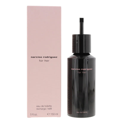 Narciso Rodriguez For Her Refill Eau de Toilette 150ml bottle with retail box