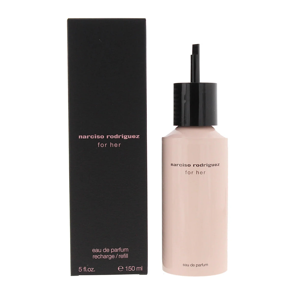 Narciso Rodriguez For Her Refill Eau de Parfum 150ml bottle with retail box