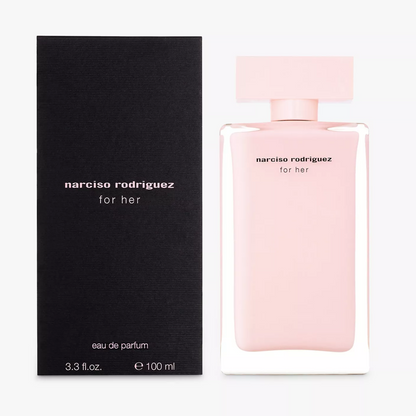 Narciso Rodriguez For Her Eau de Parfum 100ml bottle with retail box