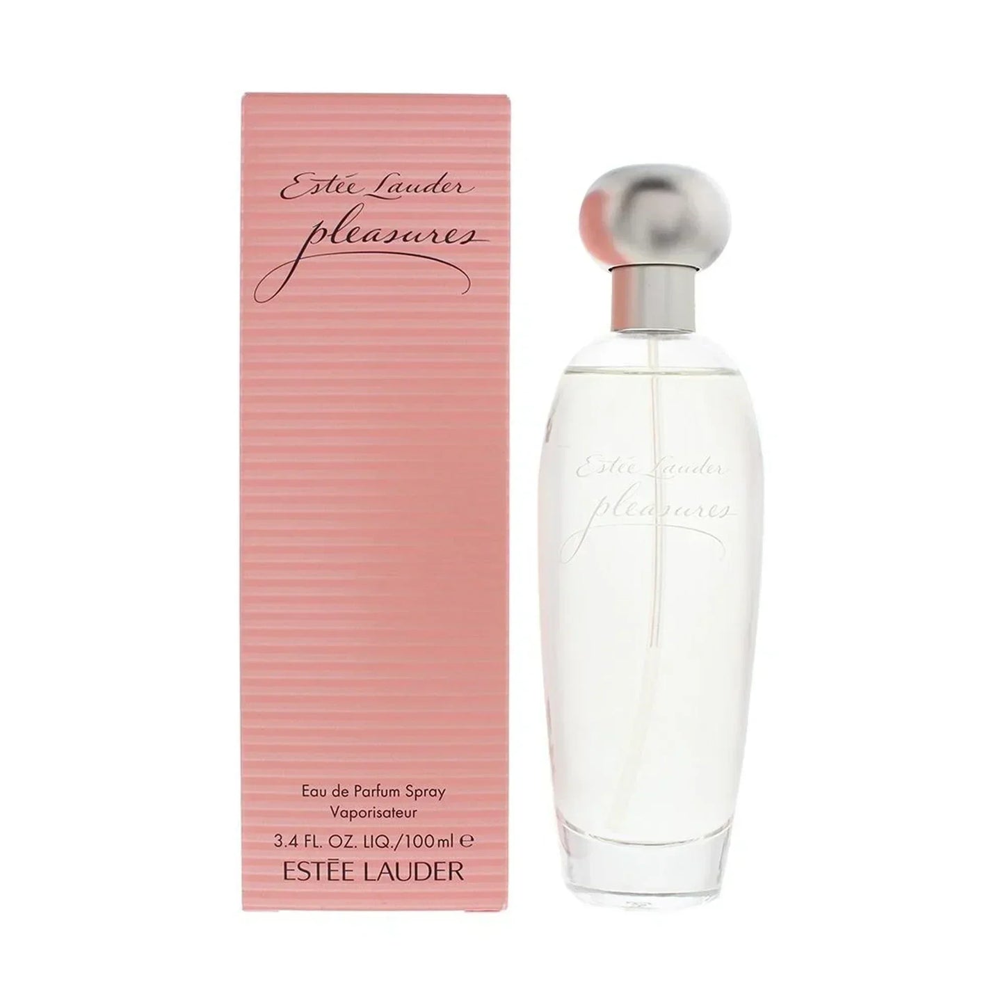 Estée Lauder Pleasures Eau de Parfum 100ml bottle with retail box