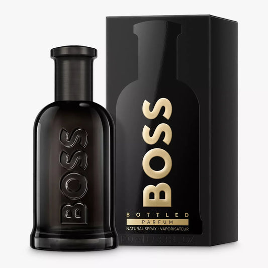 Hugo Boss Bottled Parfum 100ml bottle with retail box