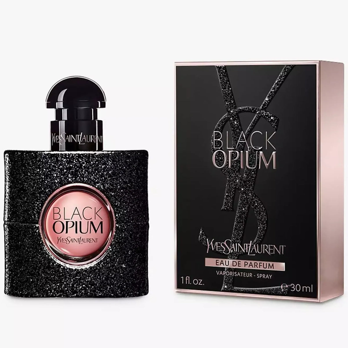Yves Saint Laurent Black Opium Eau de Parfum Spray 30ml bottle with retail box