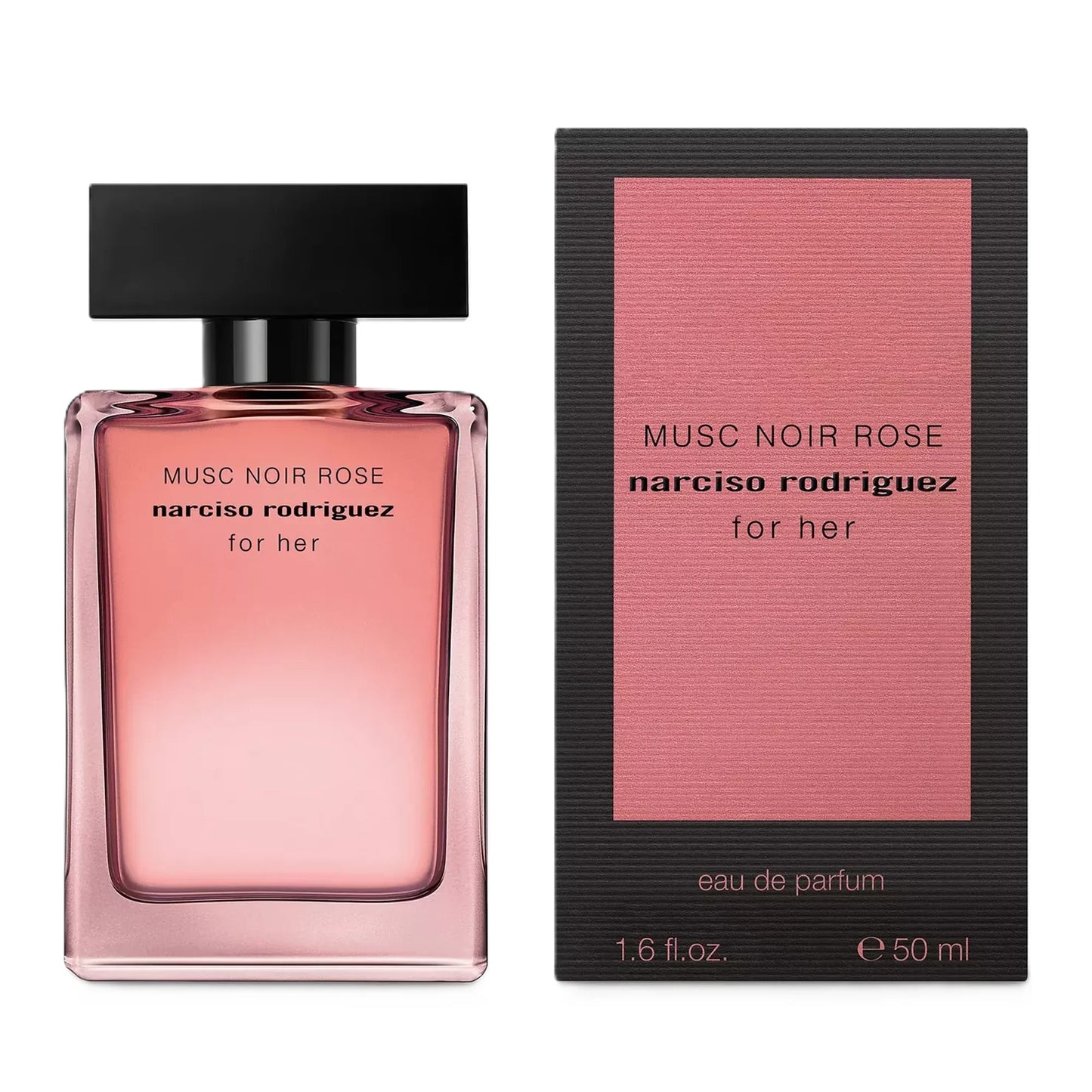 Narciso Rodriguez Musc Noir Rose Eau de Parfum 50ml bottle with retail box