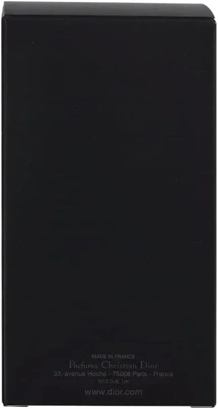 Parfums Christian Dior retail box with brand details and French address visible
