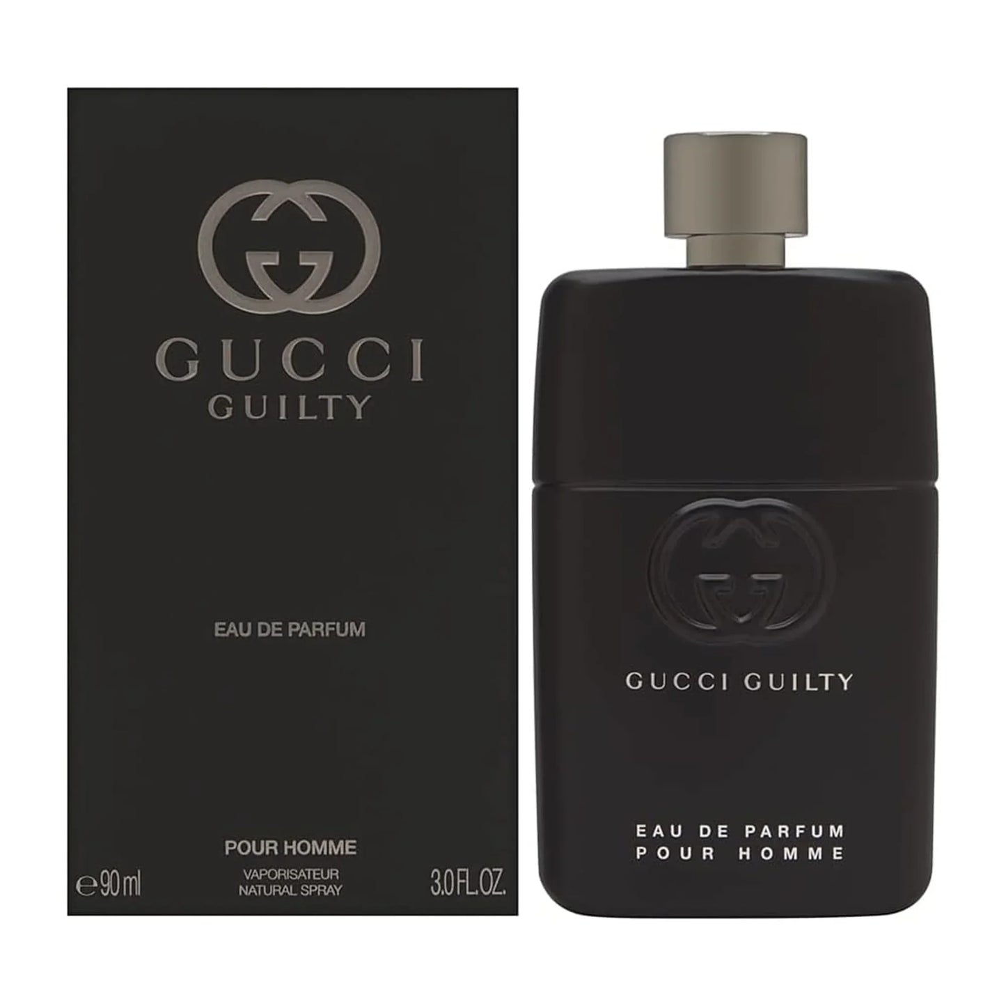 Gucci Guilty Pour Homme Eau de Parfum 90ml bottle with retail box