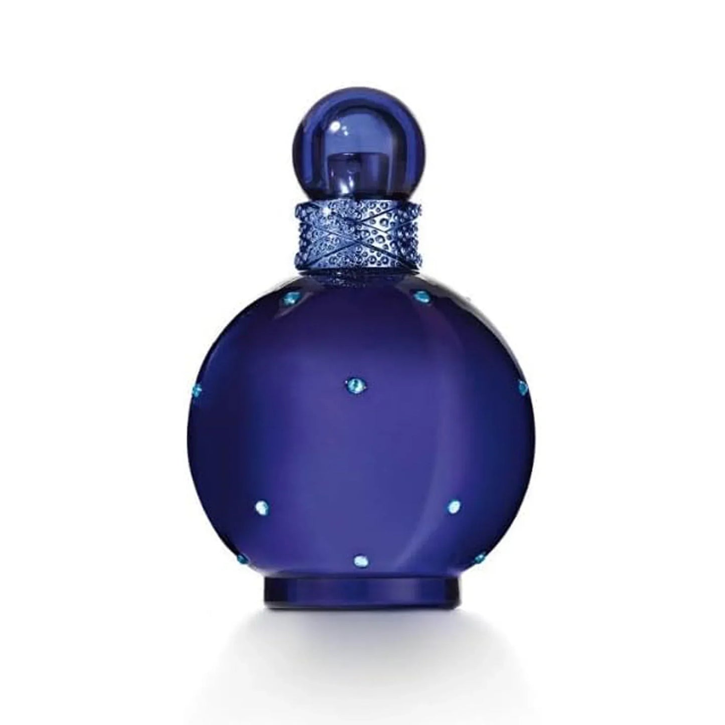 Paris Hilton Midnight Blue Eau de Parfum 100ml fragrance bottle with crystal embellishments