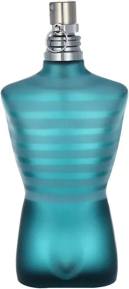 Jean Paul Gaultier Le Male Eau de Toilette fragrance bottle with silver cap