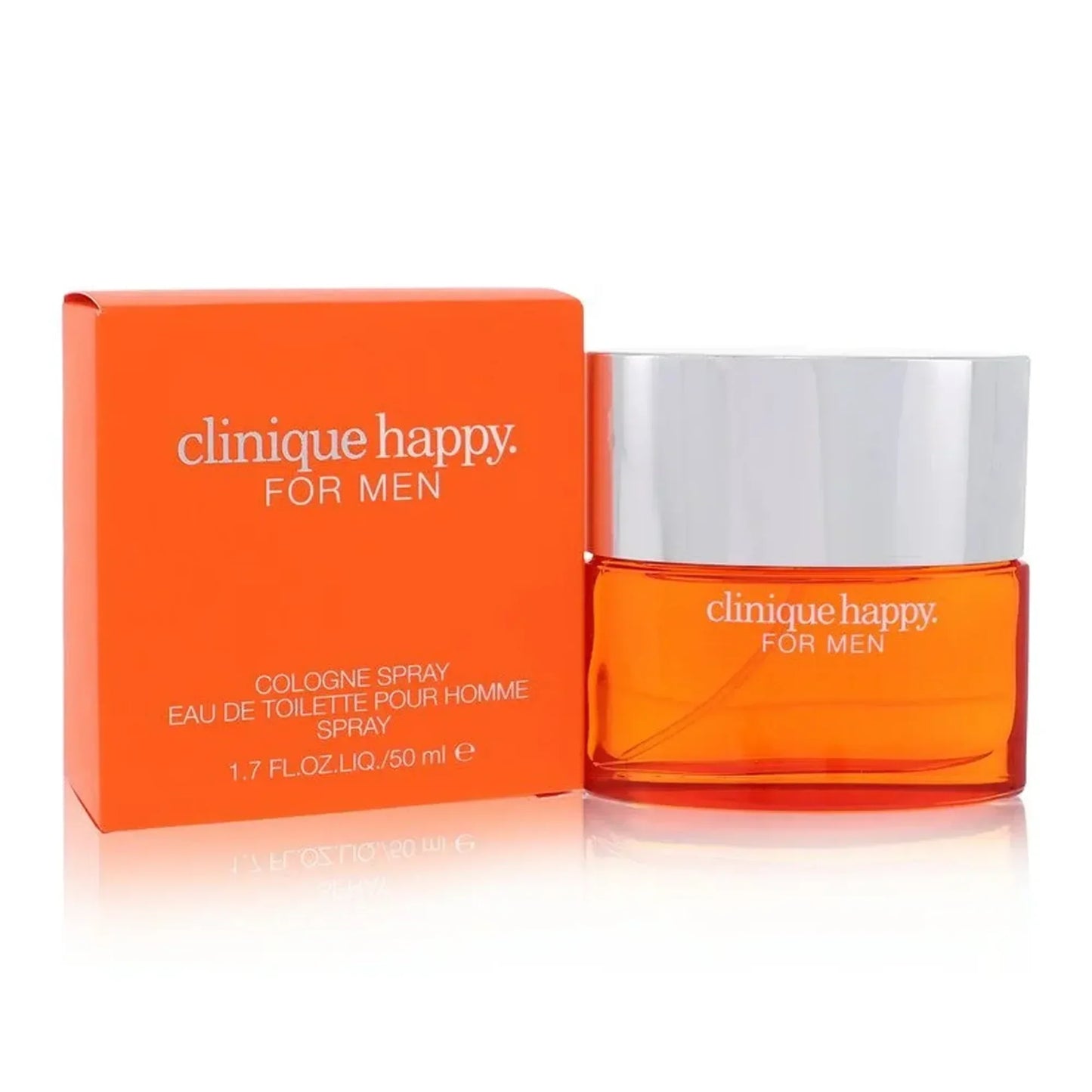 Clinique Happy for Men cologne spray 50ml bottle with retail box