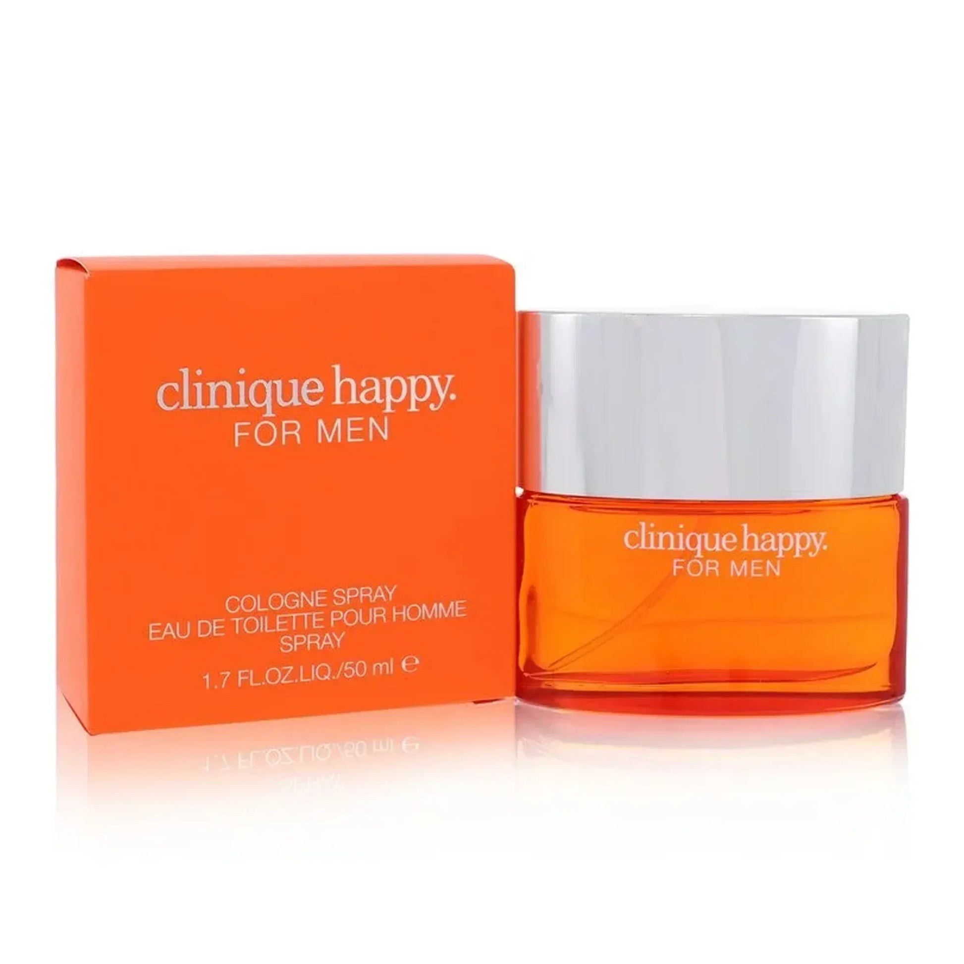Clinique Happy for Men cologne spray 50ml bottle with retail box