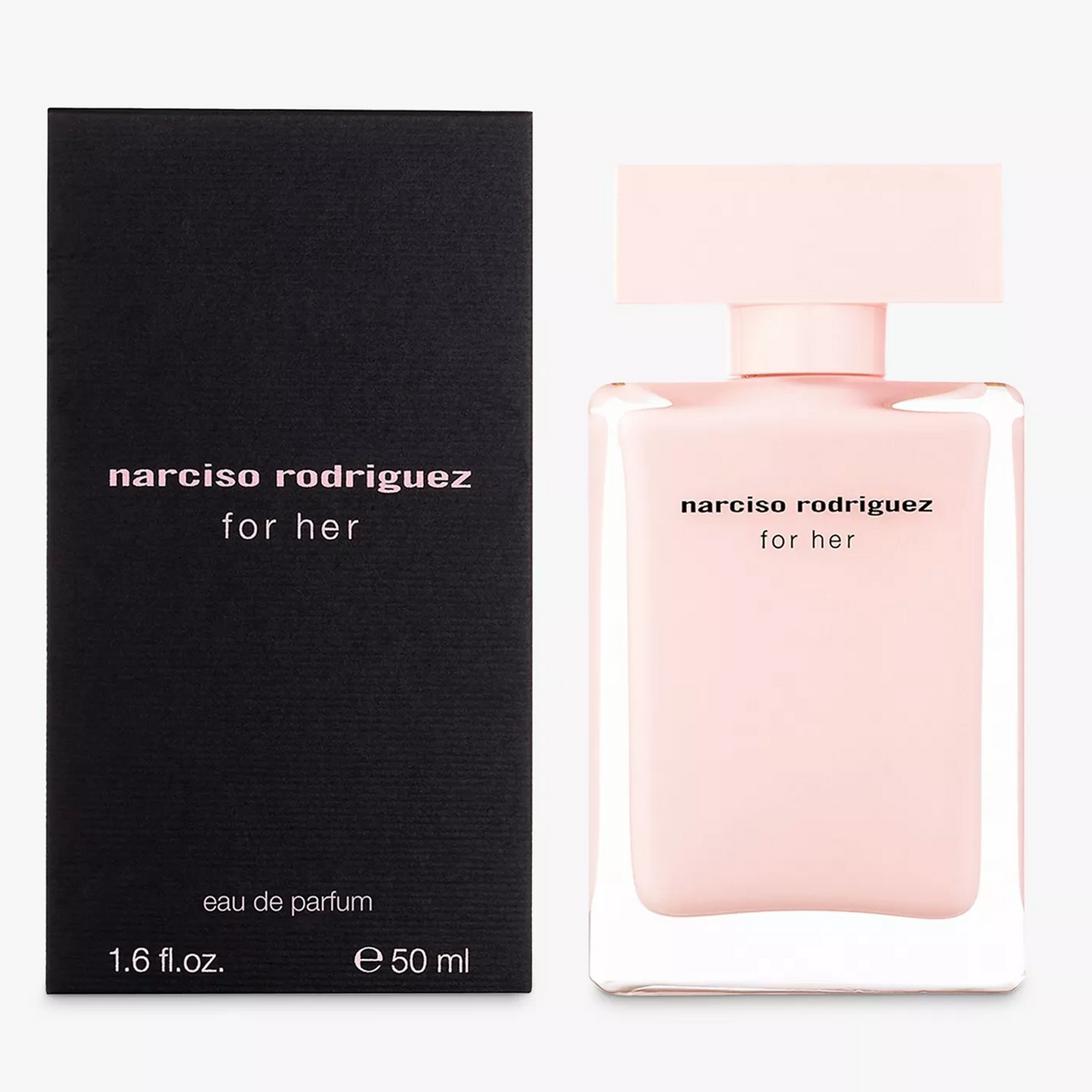 Narciso Rodriguez For Her Eau de Parfum 50ml bottle with retail box