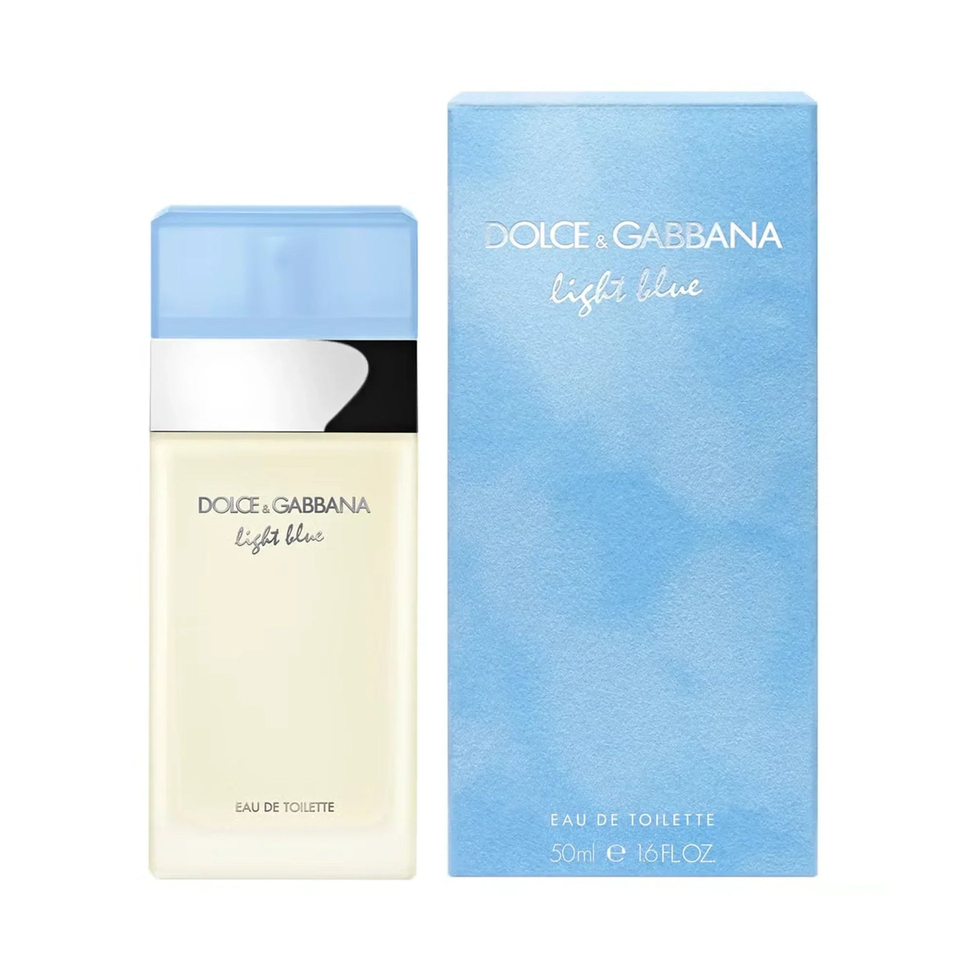 Dolce & Gabbana Light Blue Eau de Toilette 50ml bottle with retail box