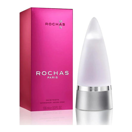 Rochas Man Eau de Toilette 100ml bottle with retail box