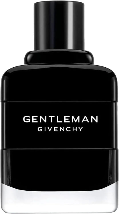 Gentleman Givenchy Eau de Parfum 100ml fragrance bottle with black glass and white lettering