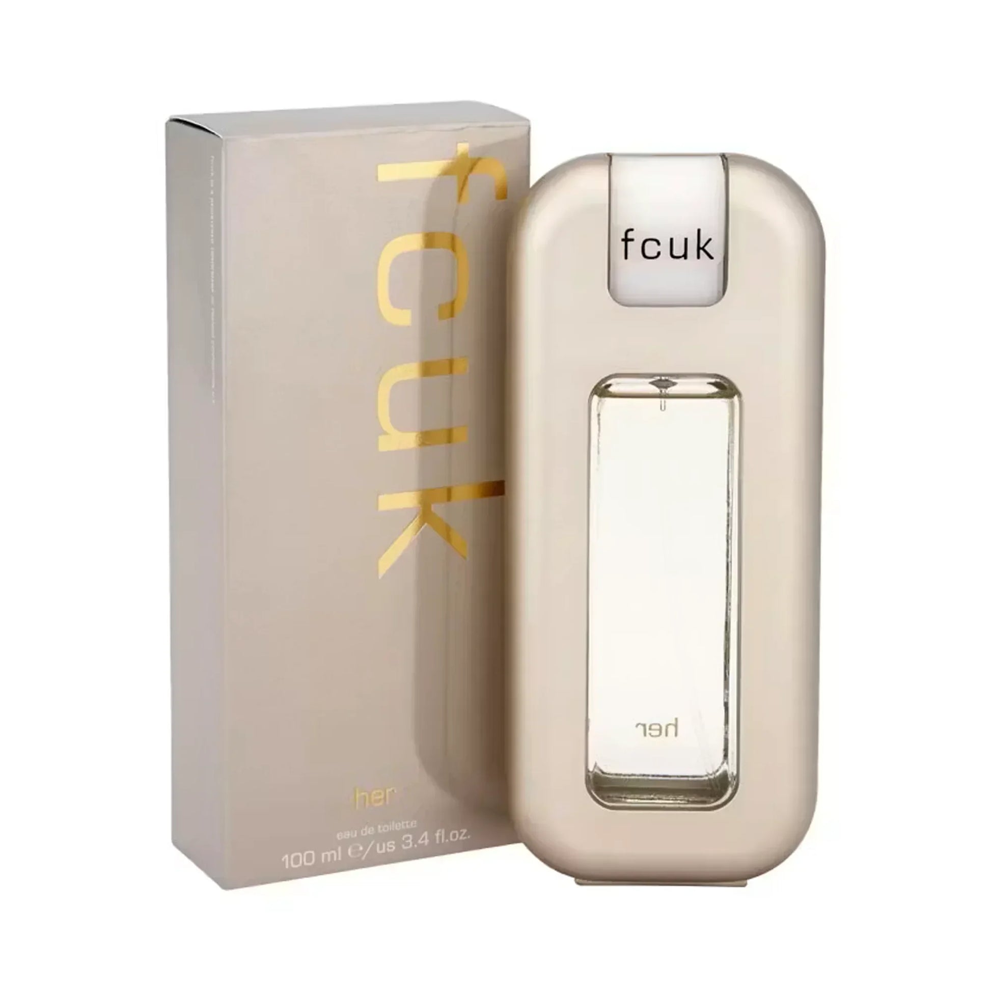 fcuk Her Eau de Toilette 100ml bottle with retail box