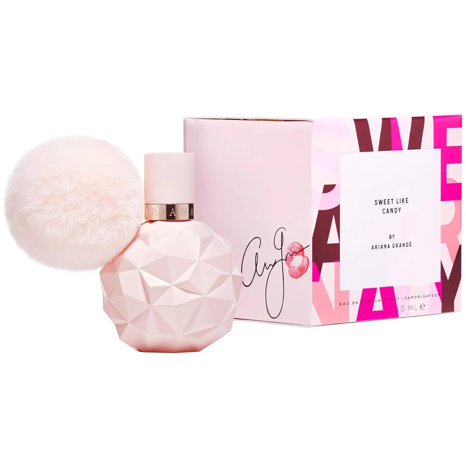Ariana Grande Sweet Like Candy Eau de Parfum 50ml bottle with retail box