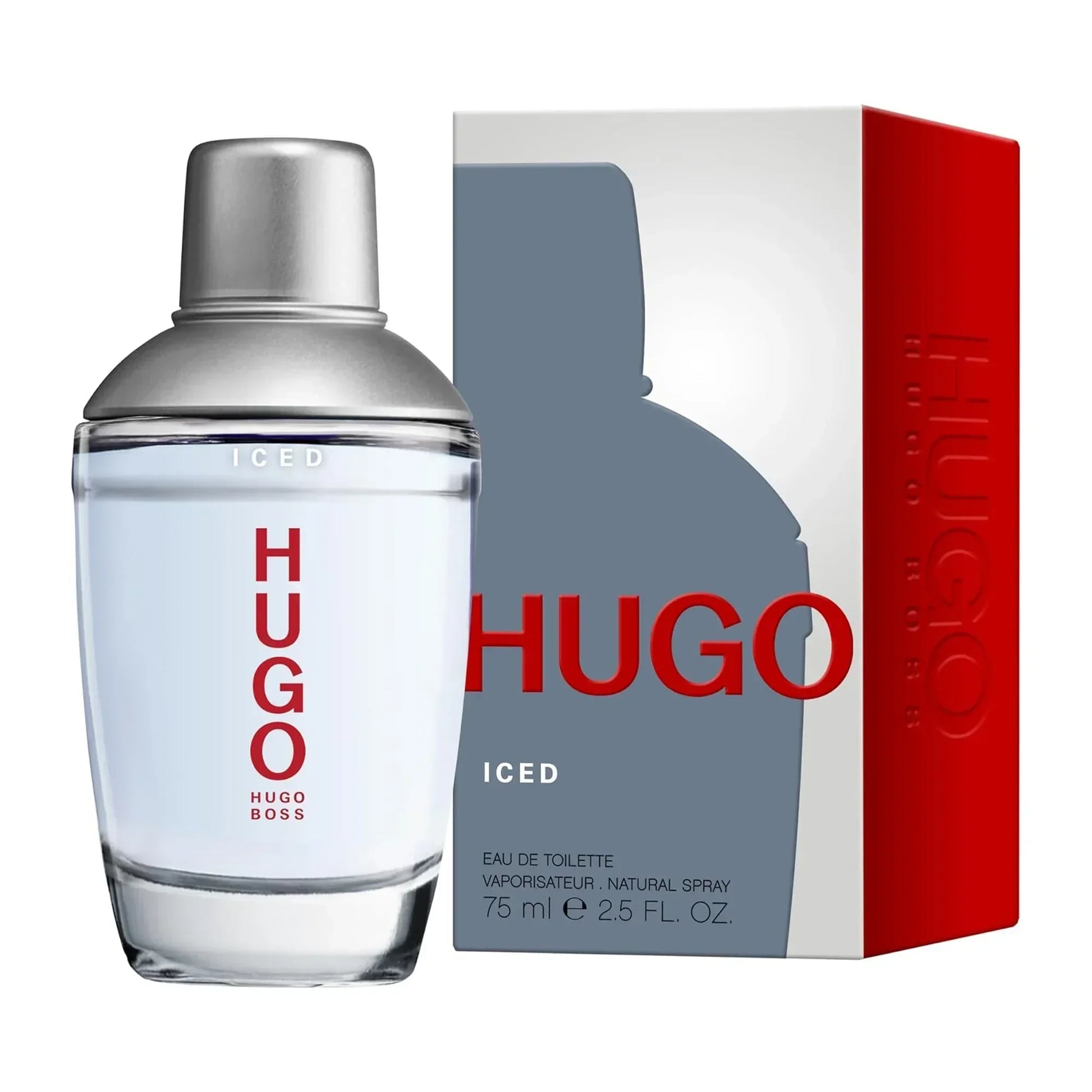 Hugo Boss Iced Eau de Toilette 75ml bottle with retail box