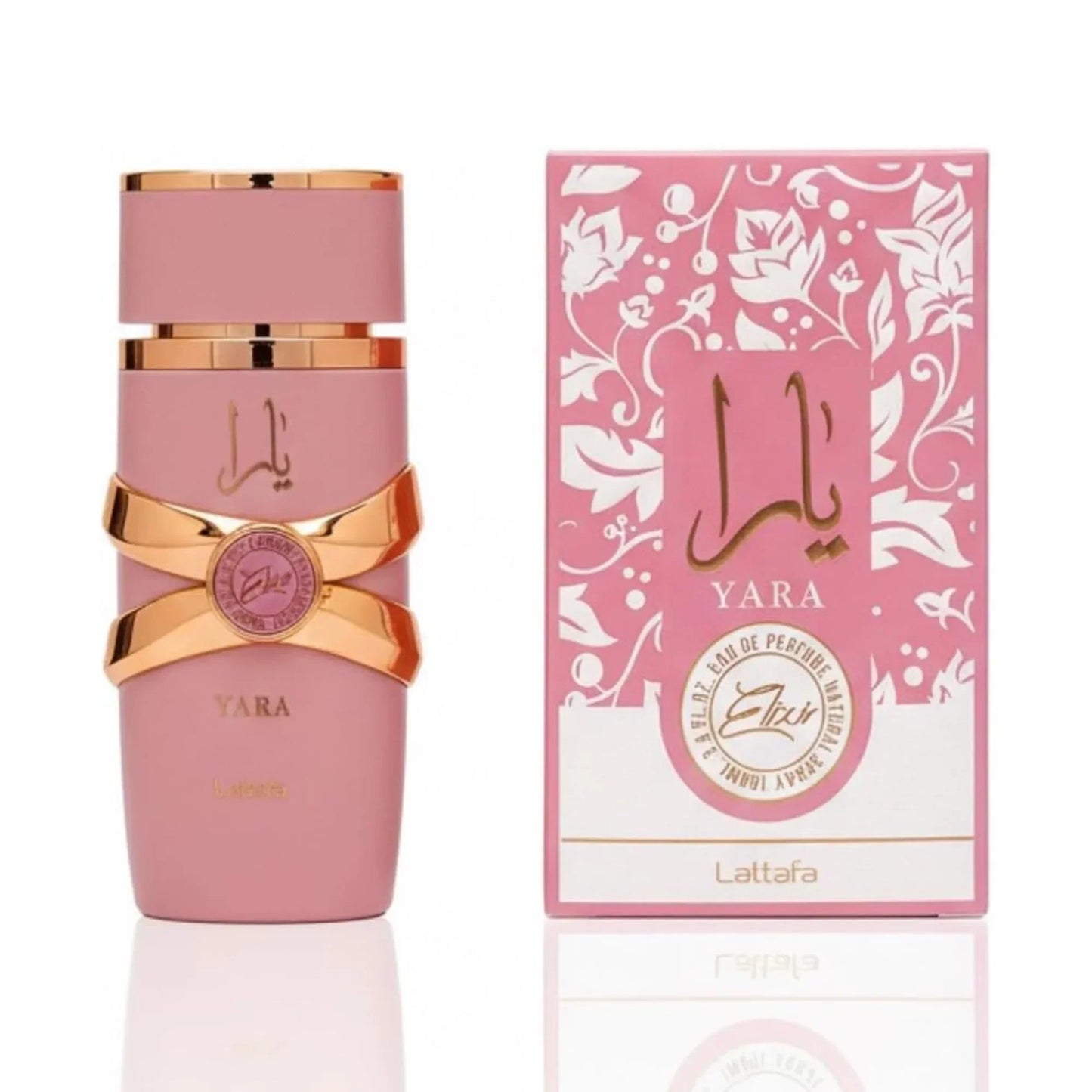 Lattafa Yara Elixir Eau de Parfum 100ml bottle with retail box