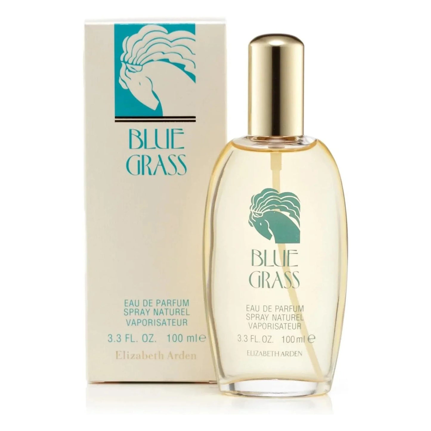 Elizabeth Arden Blue Grass Eau de Parfum 100ml bottle with retail box