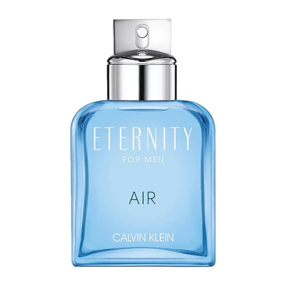 Calvin Klein Eternity for Men Air fragrance bottle with silver cap