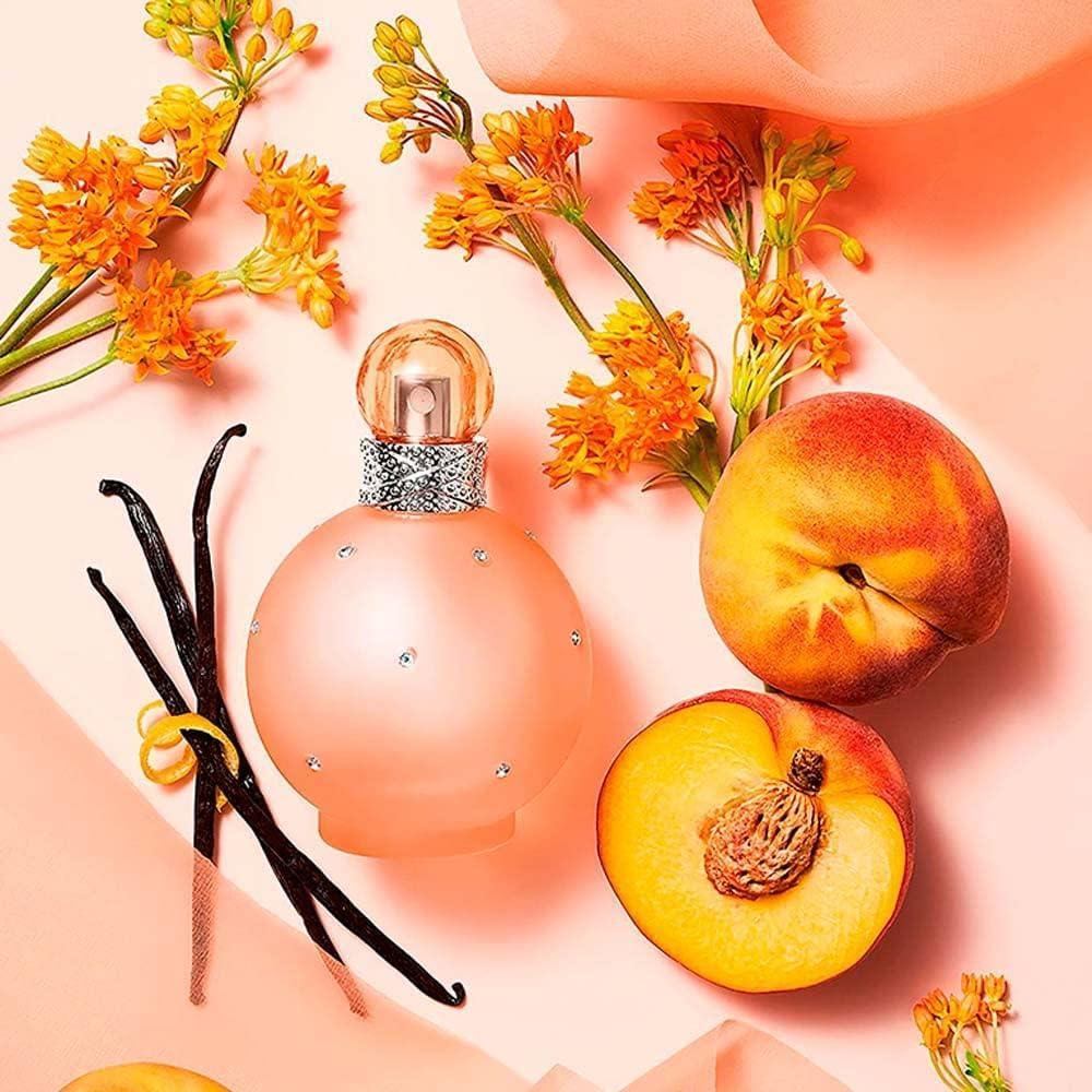 Paris Hilton Heiress Eau de Parfum 100ml fragrance bottle with peaches, vanilla pods and orange flowers
