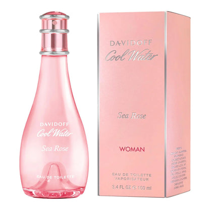 Davidoff Cool Water Sea Rose Eau de Toilette bottle with retail box 100ml