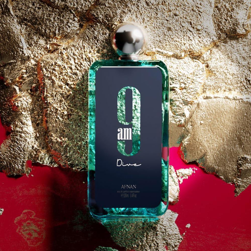 AFNAN 9 AM Dive Eau de Parfum 100ml fragrance bottle