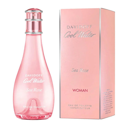 Davidoff Cool Water Sea Rose Eau de Toilette bottle with retail box