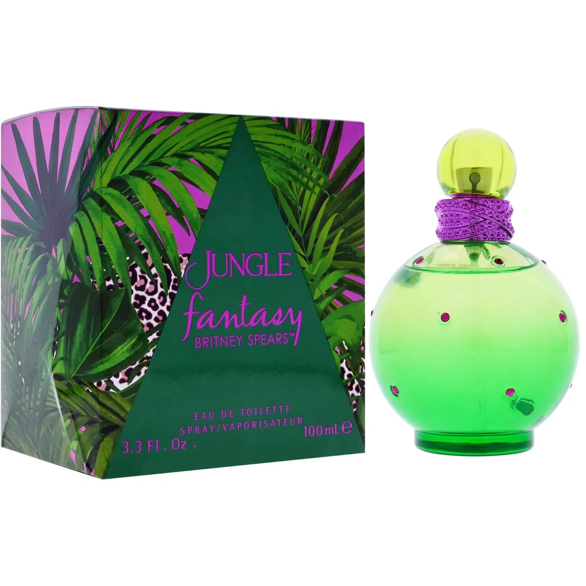Britney Spears Jungle Fantasy Eau de Toilette 100ml bottle with retail box