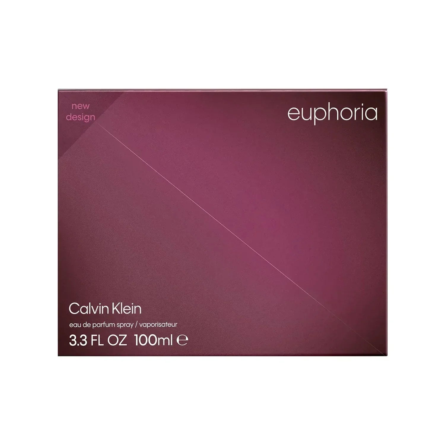 Calvin Klein Euphoria eau de parfum 100ml retail box with new design