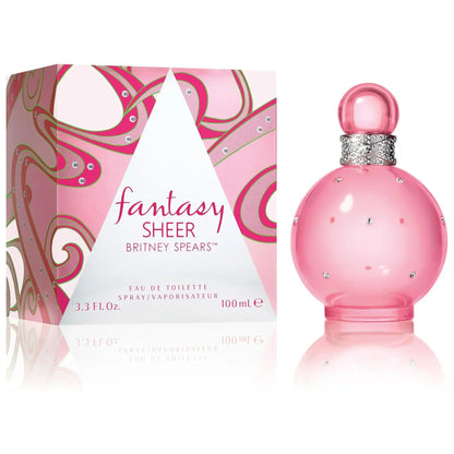 Britney Spears Fantasy Sheer Eau de Toilette 100ml bottle with retail box