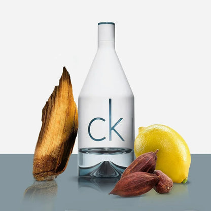 Calvin Klein CK One Eau de Toilette fragrance bottle with lemon, wood, and nutmeg