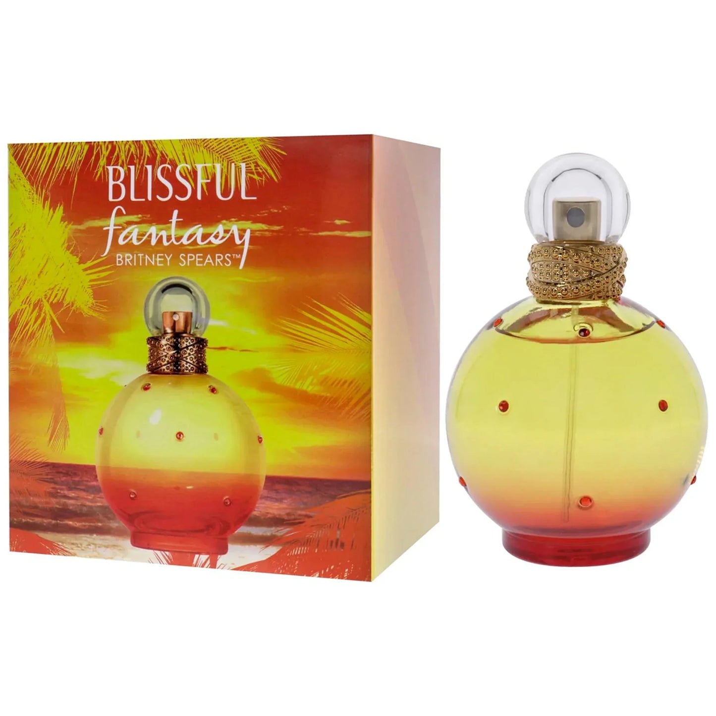 Britney Spears Blissful Fantasy Eau de Parfum 100ml bottle with retail box