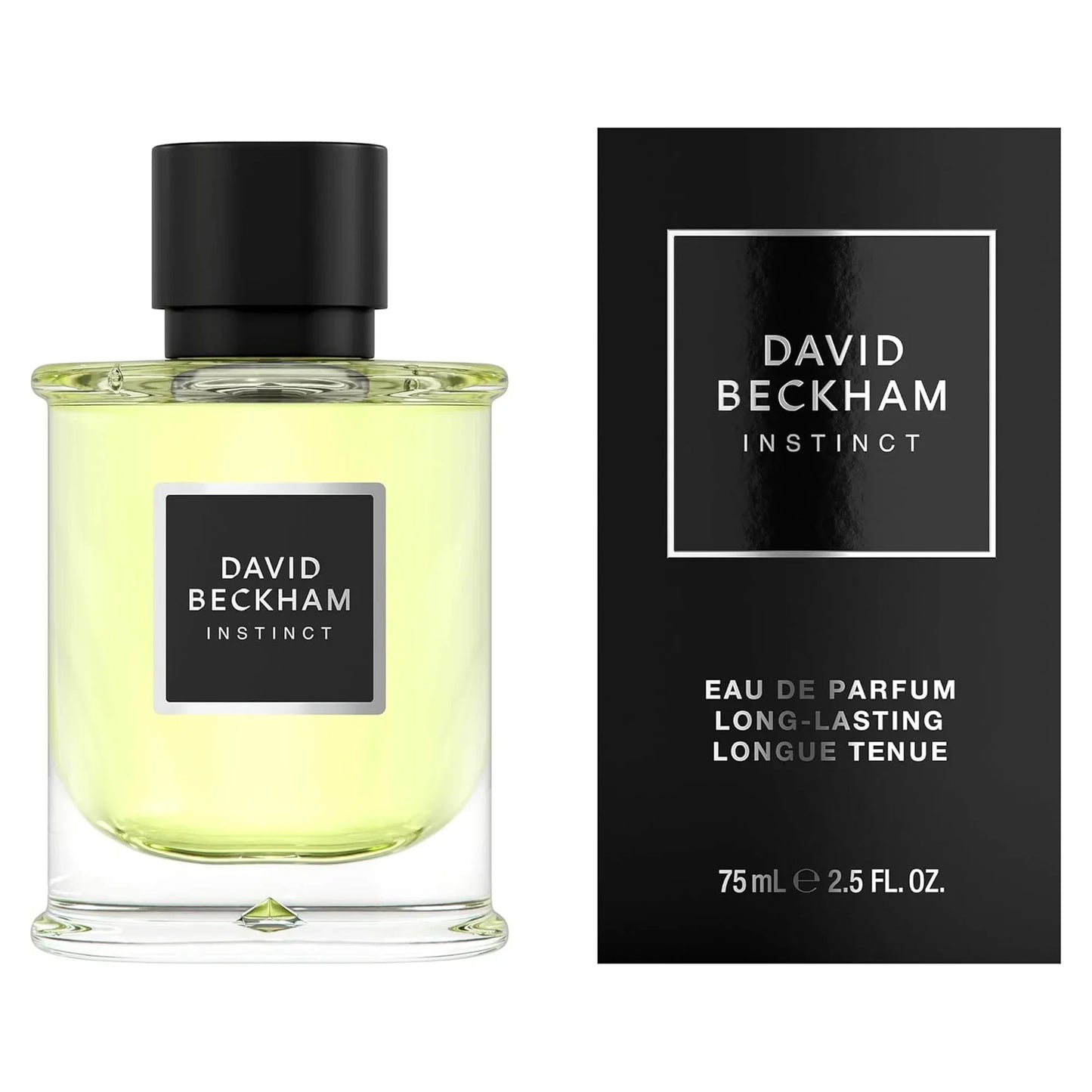 David Beckham Instinct Eau de Parfum 75ml bottle with retail box