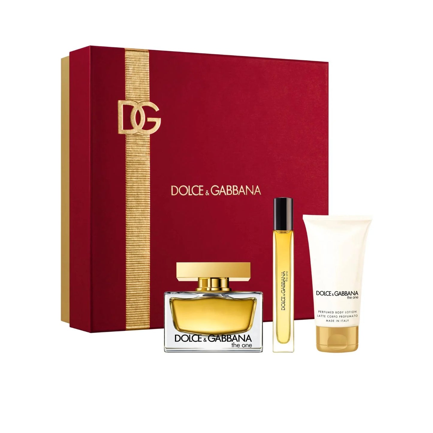 Dolce & Gabbana The One 75ml EDP Spray  50ml Body Lotion  10ml EDP Travel Spray