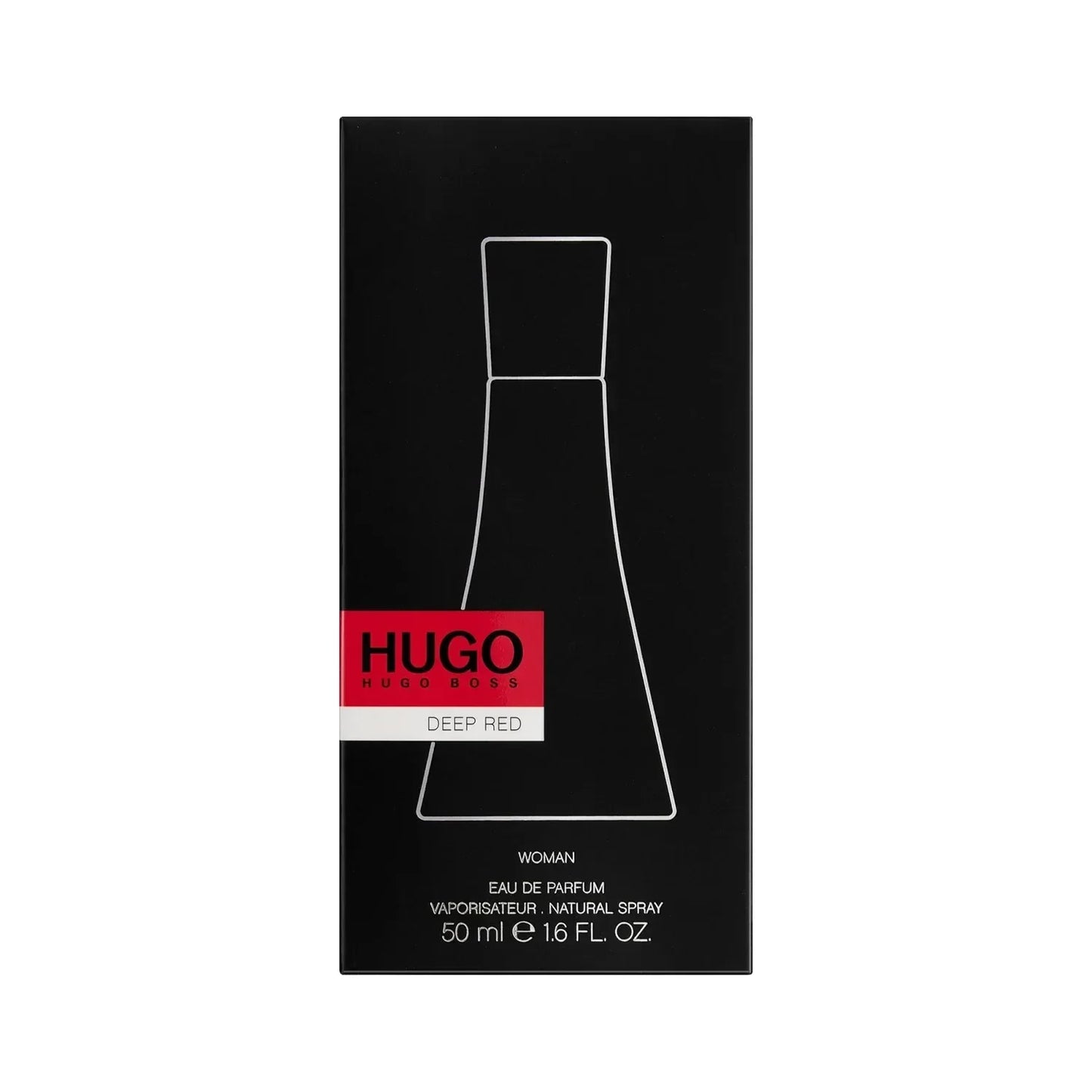 HUGO BOSS Deep Red Eau de Parfum 50ml retail box for woman