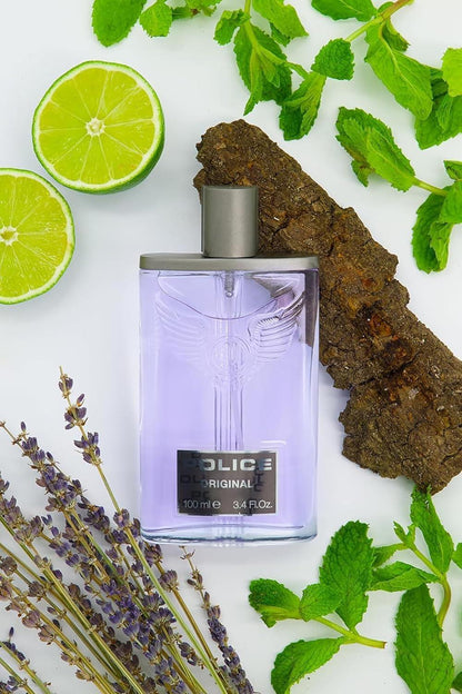 Police Original Eau de Toilette 100ml fragrance bottle with lime mint lavender