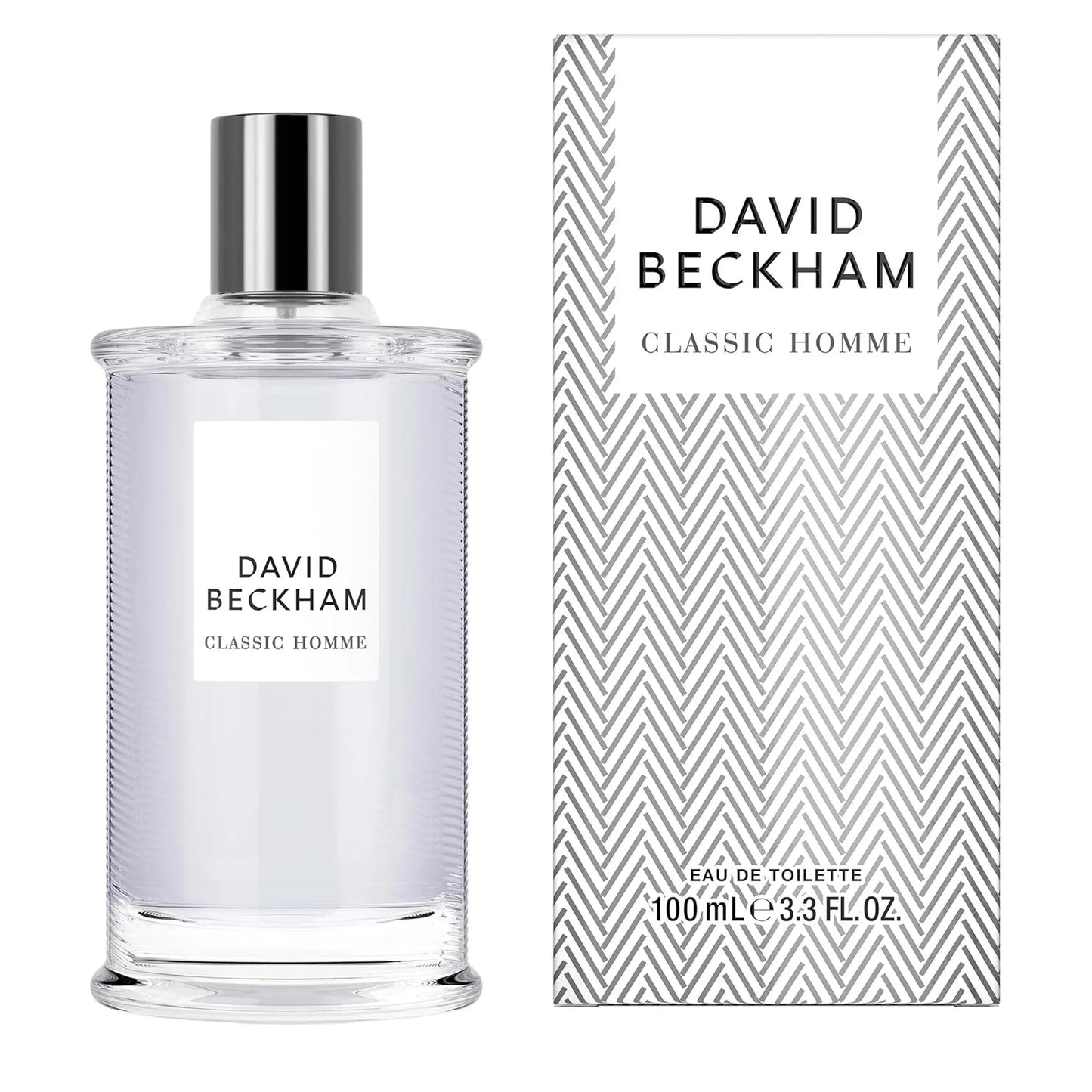 David Beckham Classic Homme Eau de Toilette 100ml bottle with retail box