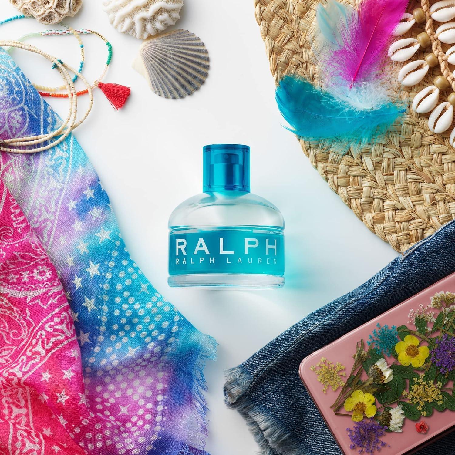 Ralph Lauren Ralph Eau de Toilette 100ml fragrance bottle with beach accessories