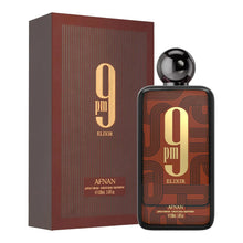 Afnan 9 PM Elixir Eau De Parfum Unisex bottle with retail box 100ml