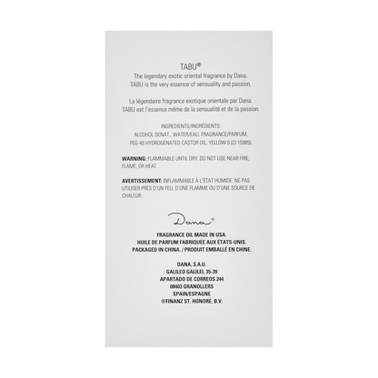 Dana Tabu Eau de Cologne 100ml